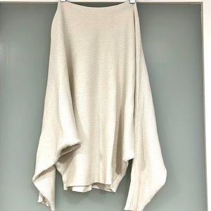 Boatneck Off shoulder batwing dolman sleeve sweater